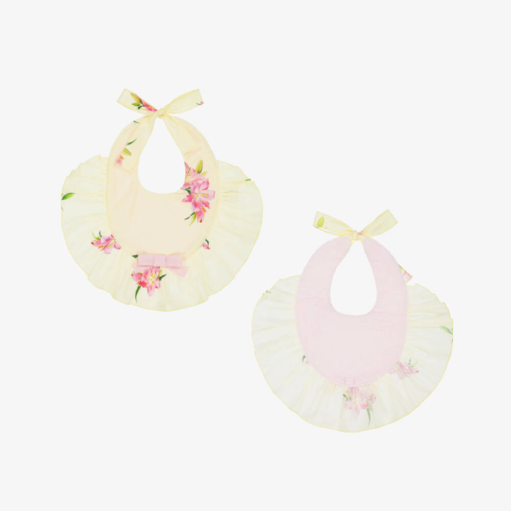 Phi Clothing-Girls Sunshine Floral Cotton Bib | Childrensalon Outlet