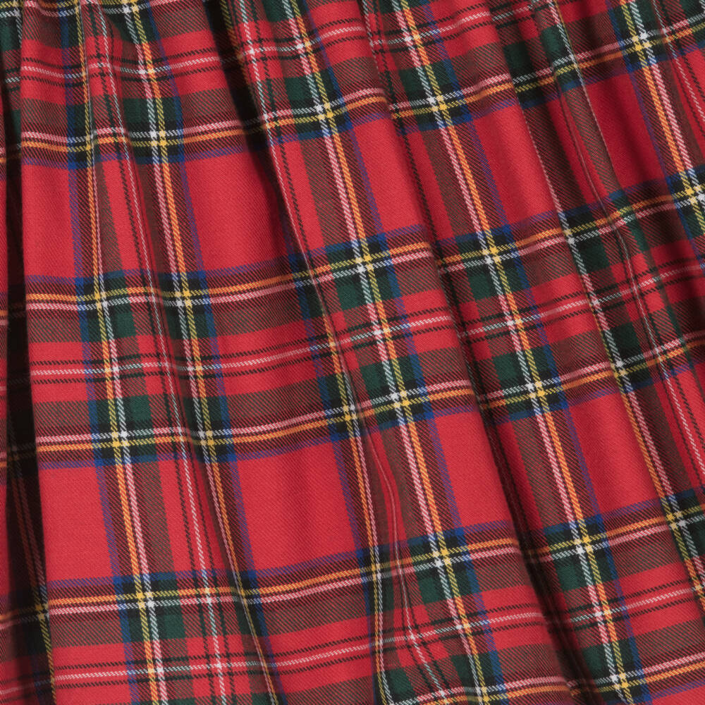 Phi Clothing-Girls Tartan Cotton Puffball Skirt | Childrensalon Outlet