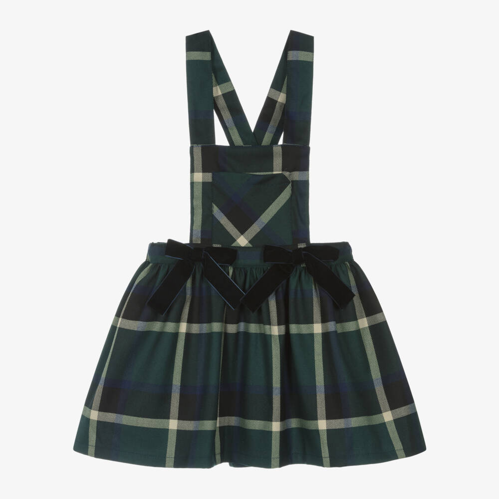 Phi Clothing-Girls Tartan Pinafore Dress | Childrensalon Outlet