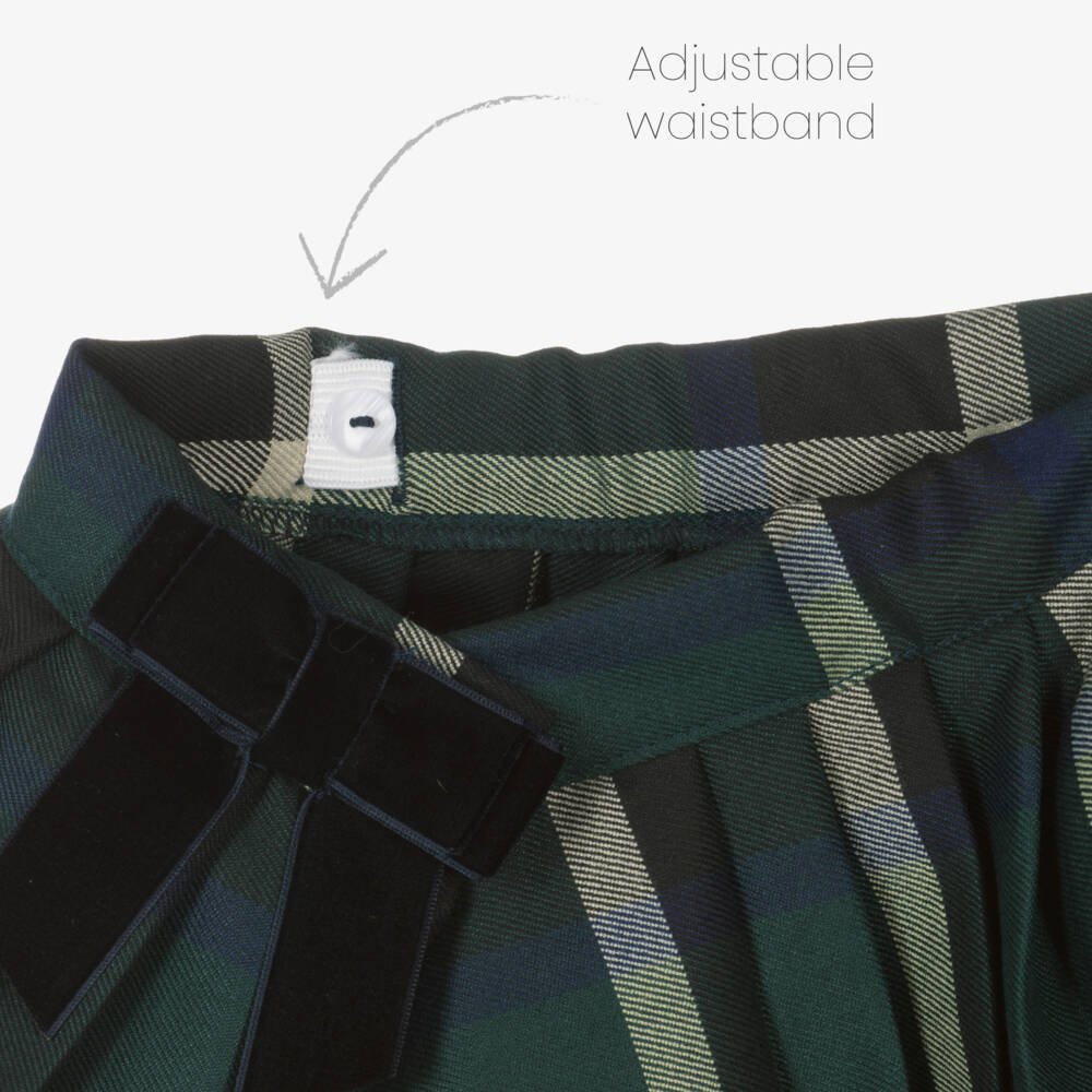 Phi Clothing-Girls Tartan Pleated Skirt | Childrensalon Outlet