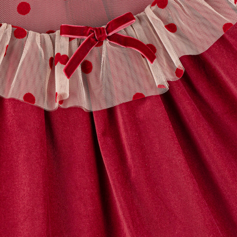 Phi Clothing-Girls Velvet Tulle Dress | Childrensalon Outlet