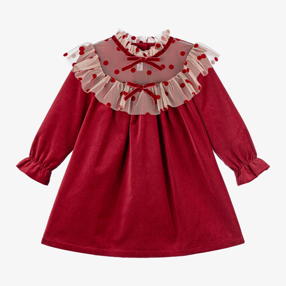 Phi Clothing-Girls Velvet Tulle Dress | Childrensalon Outlet