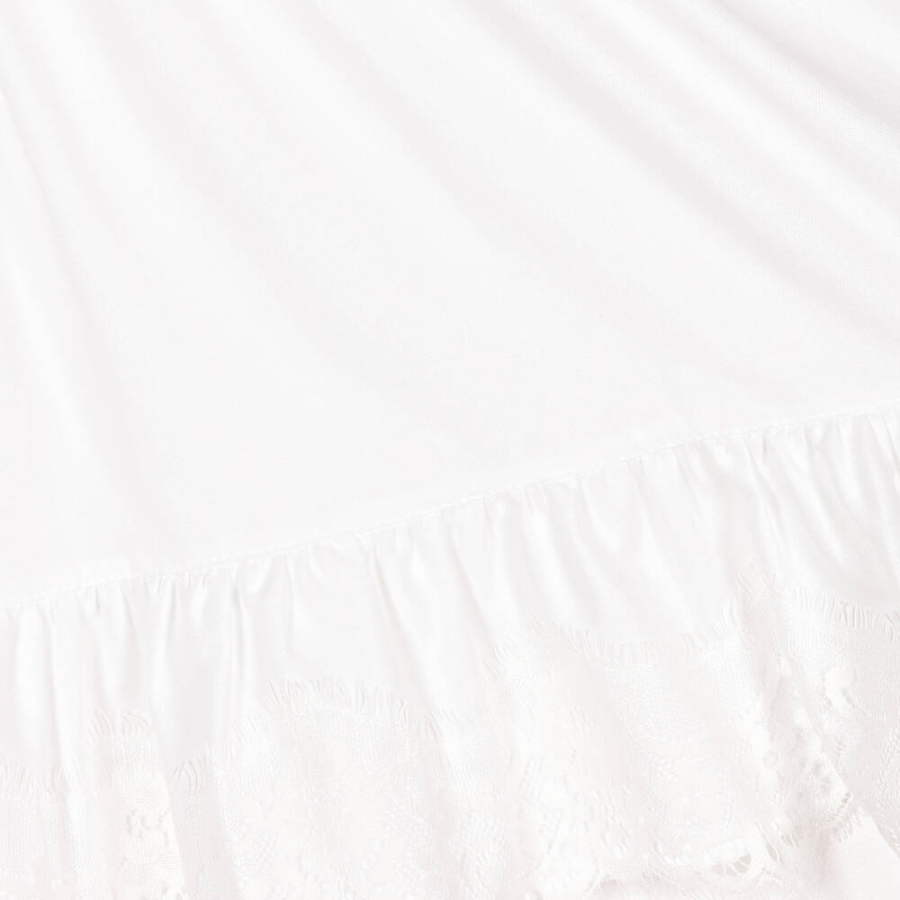 Phi Clothing-Girls White Organic Cotton Dress | Childrensalon Outlet