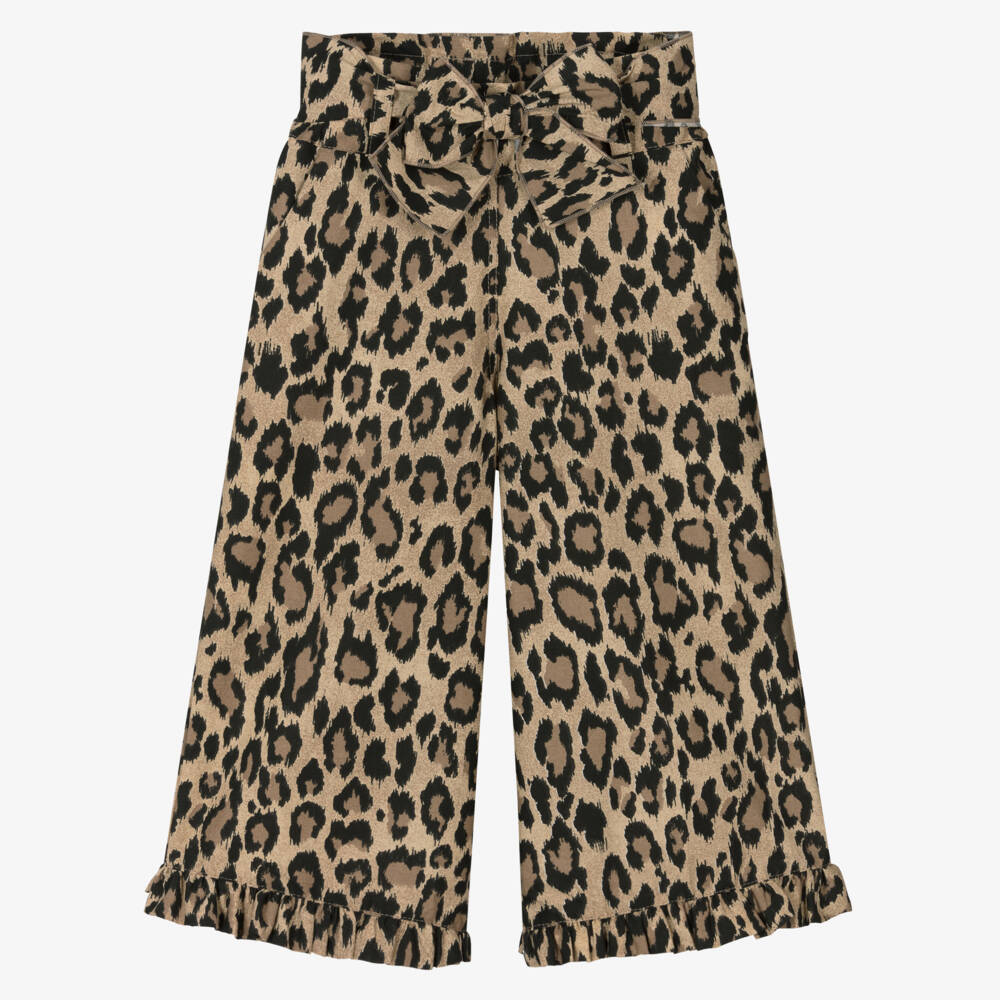 Phi Clothing-Girls Wildcat Style Brown Trousers | Childrensalon Outlet