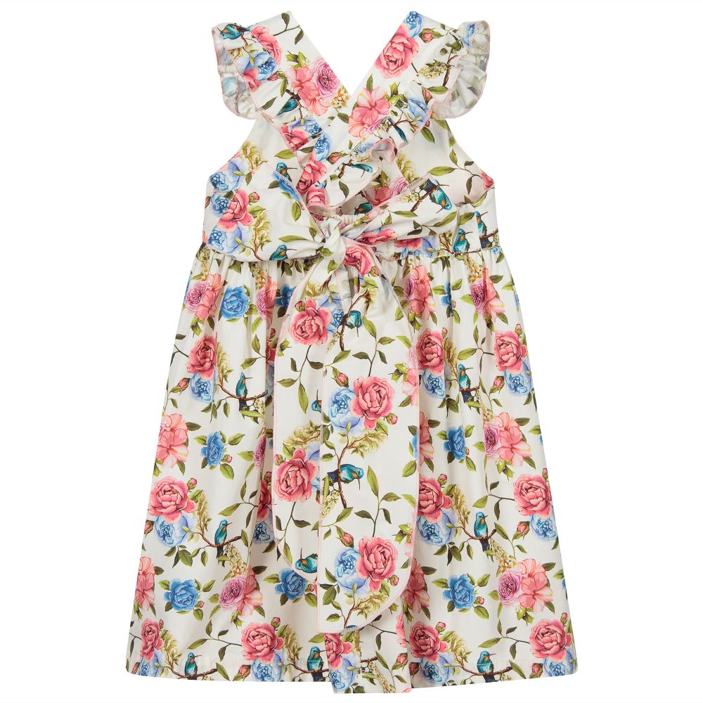 Phi Clothing-Кремовый сарафан в цветочек | Childrensalon Outlet