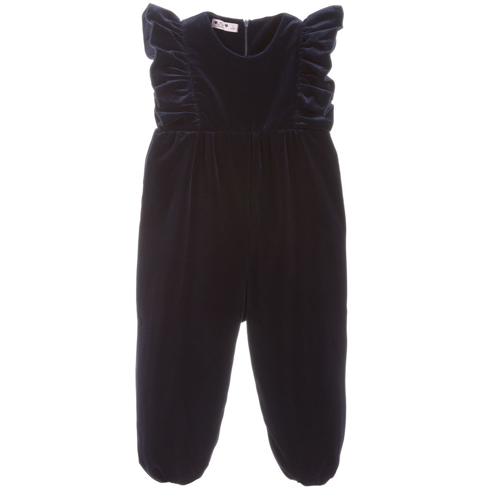 Kids outlet velvet jumpsuit