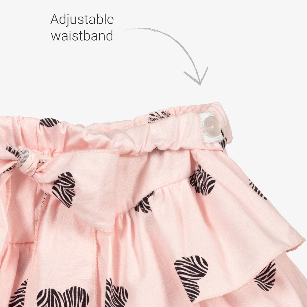 Phi Clothing-Розовый свитер с черными сердечками | Childrensalon Outlet