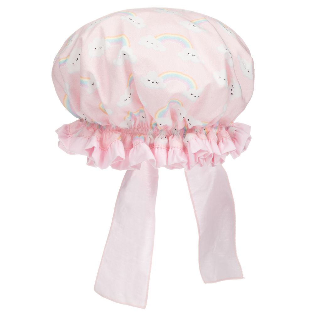 Phi Clothing - Pink Cotton Baby Sun Hat | Childrensalon