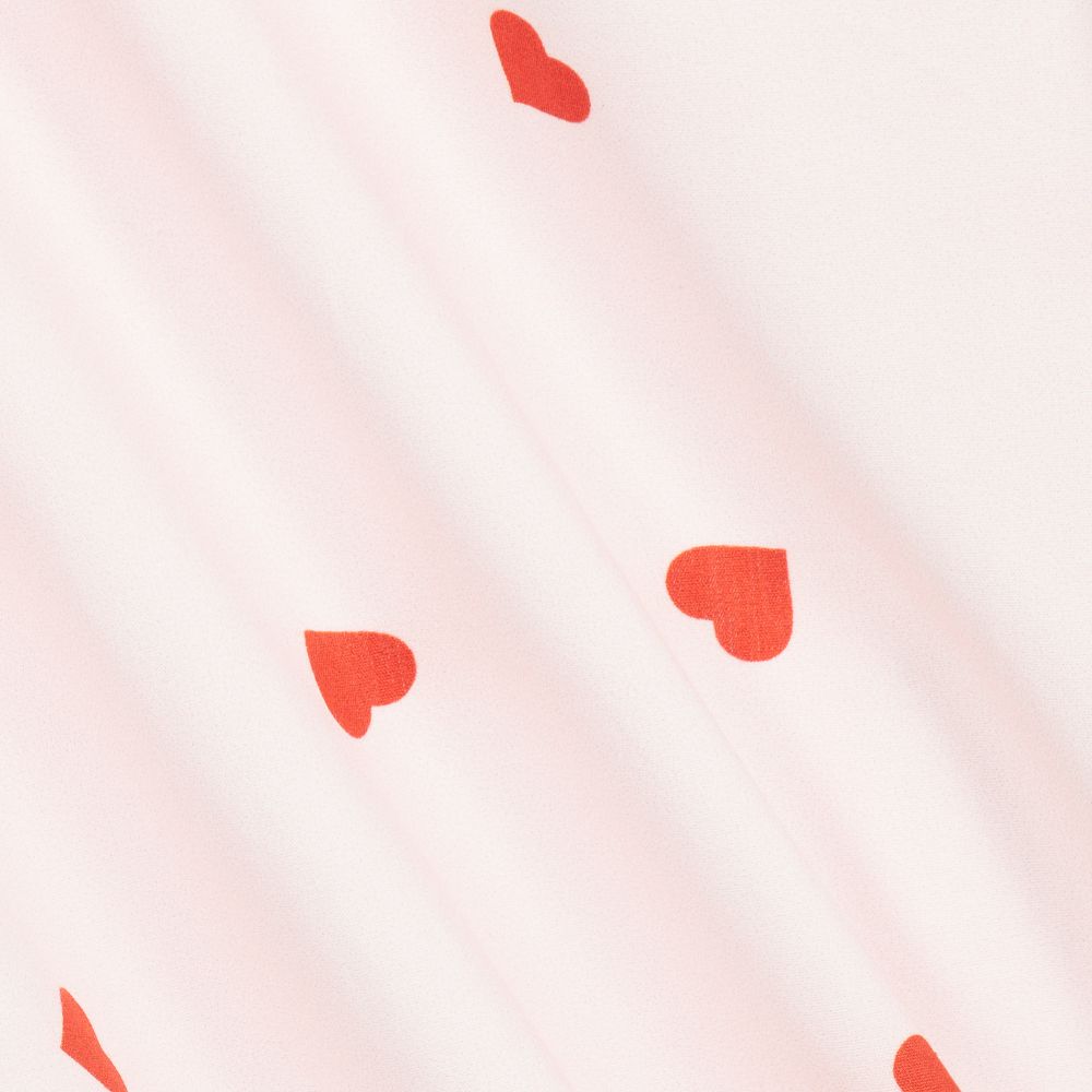 Phi Clothing-Pink Cotton Heart Print Dress | Childrensalon Outlet