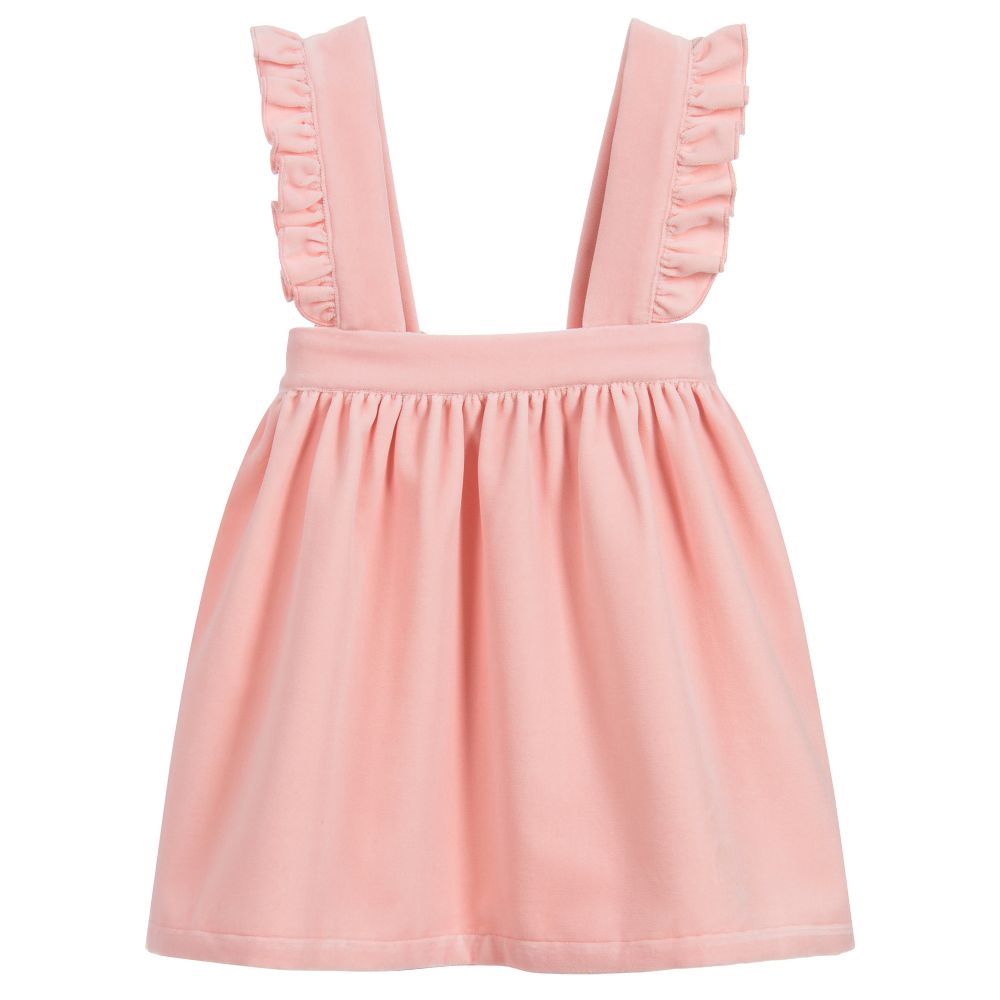 light pink pinafore dress
