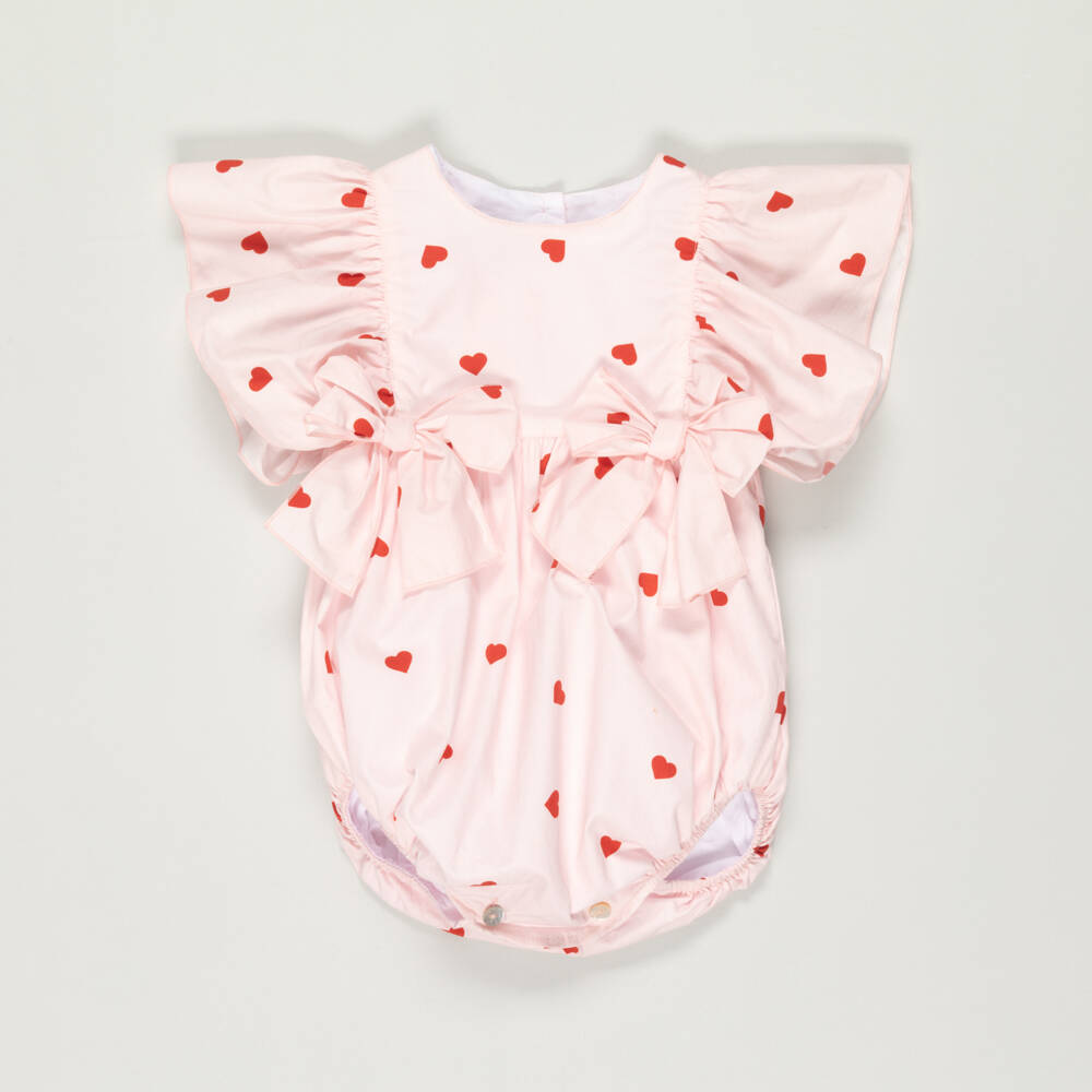 Phi Clothing-Preloved Baby Girls Pink Cotton Shortie (2 years) | Childrensalon Outlet