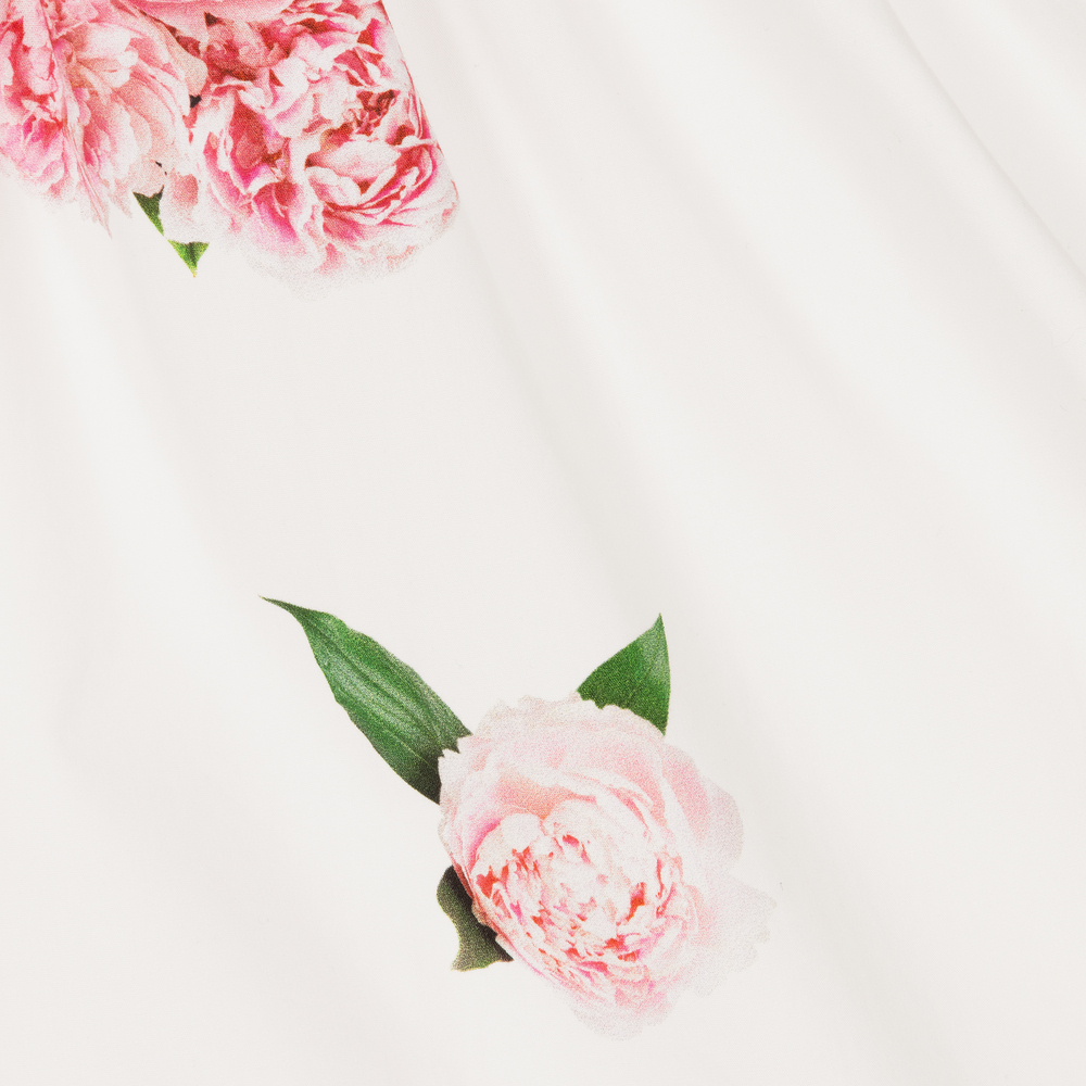 Phi Clothing-فستان قطن بوبلين لون أبيض | Childrensalon Outlet