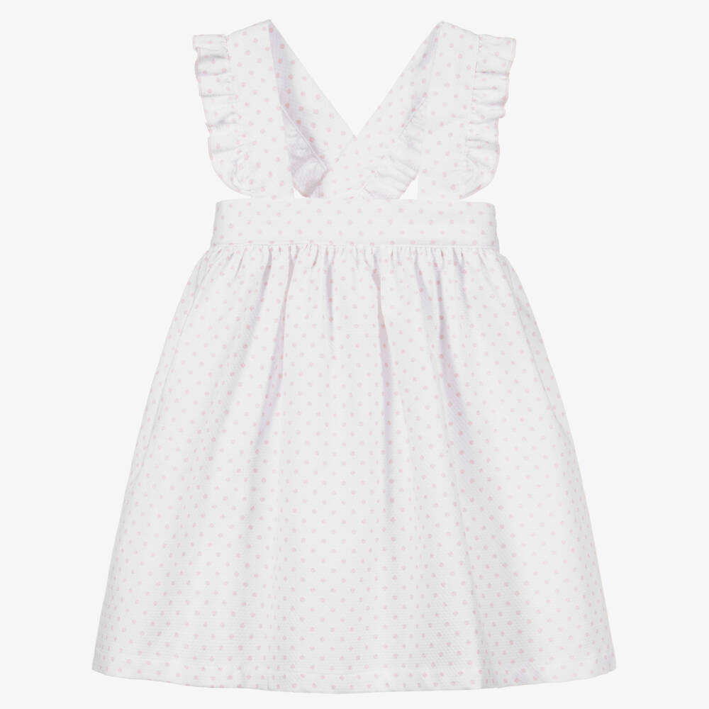 Phi Clothing-Бело-розовый сарафан | Childrensalon Outlet