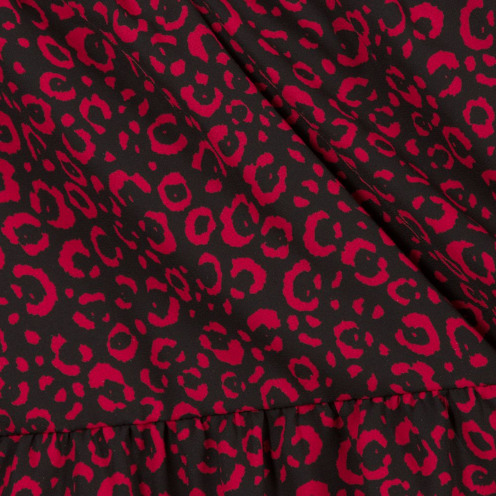 بيكولا لودو-Black & Red Leopard Skirt | Childrensalon Outlet