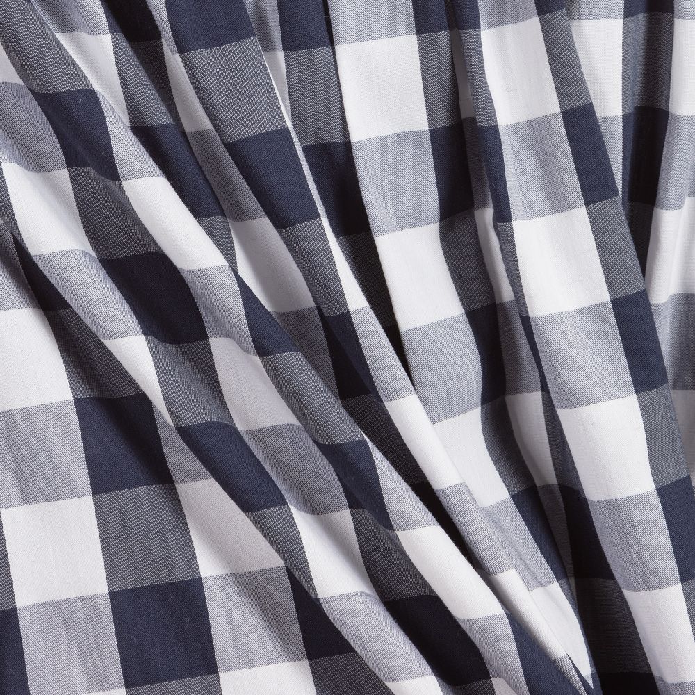 Piccola Ludo-Girls Blue Checked Skirt | Childrensalon Outlet