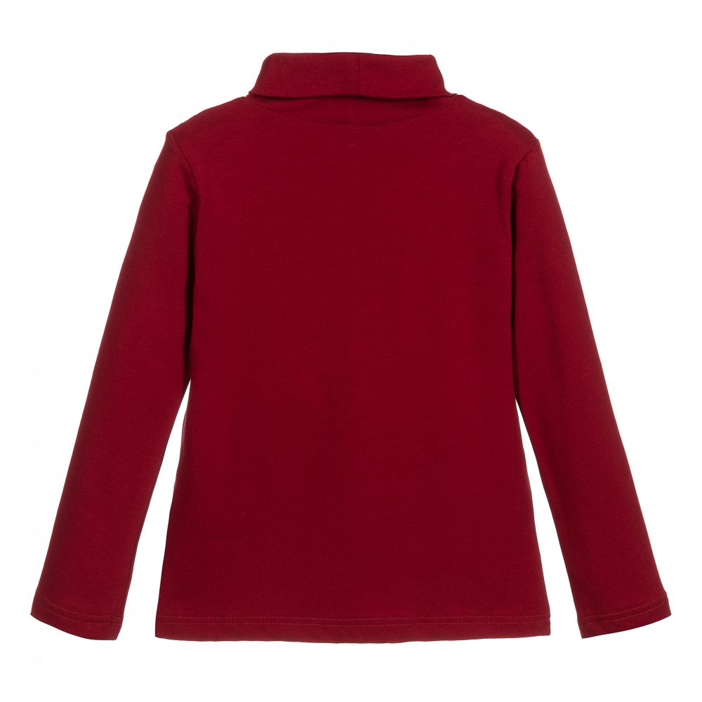 girls red turtleneck
