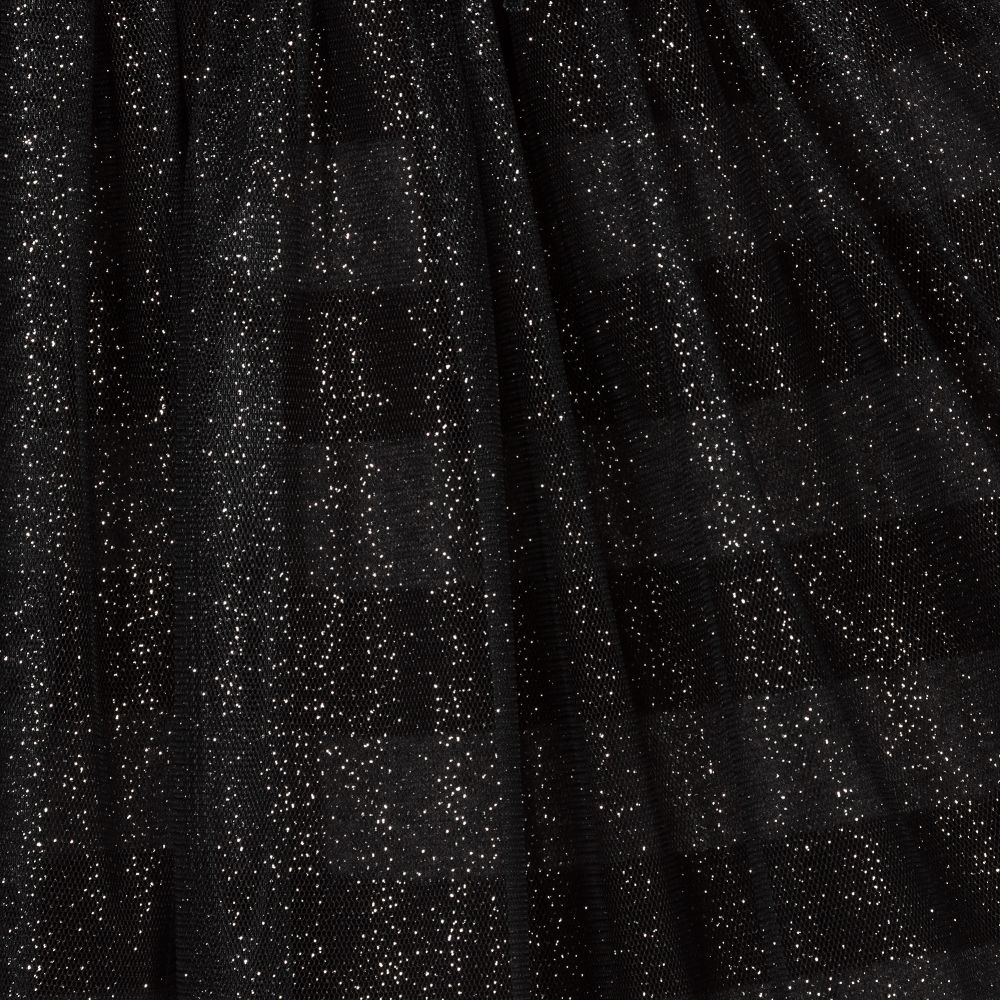 Piccola Ludo-Grey Knit & Tulle Skirt | Childrensalon Outlet