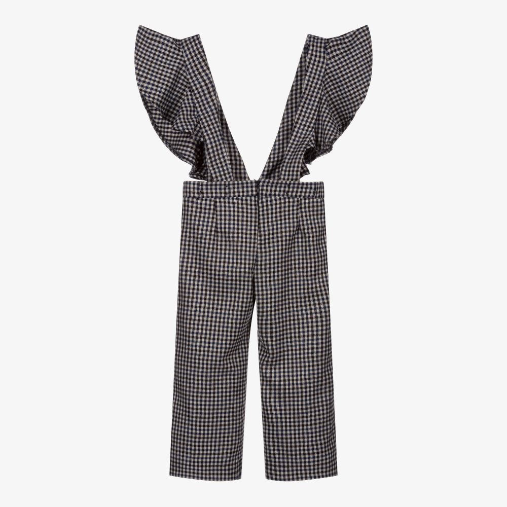 Piccola Ludo-Синие брюки в клетку | Childrensalon Outlet