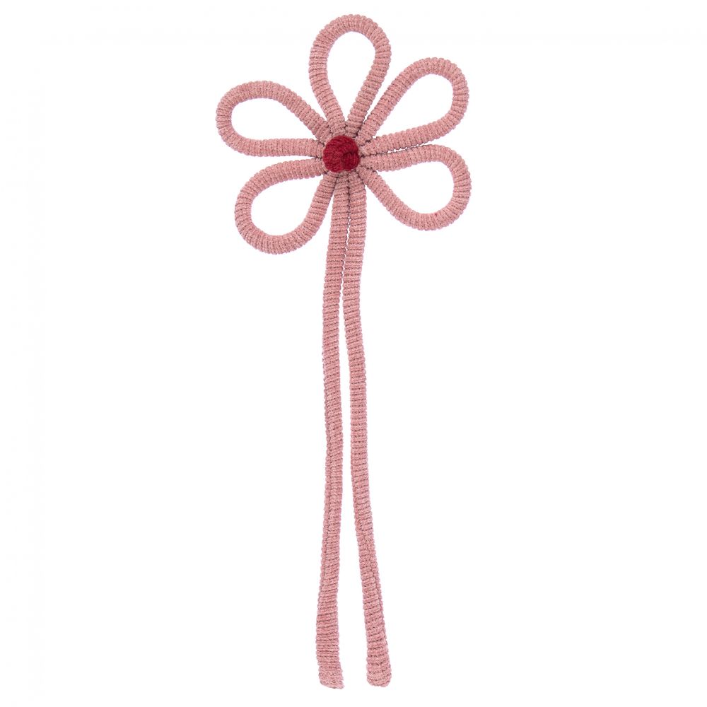 Piccola Ludo - Pink Chenille Brooch (12cm) | Childrensalon