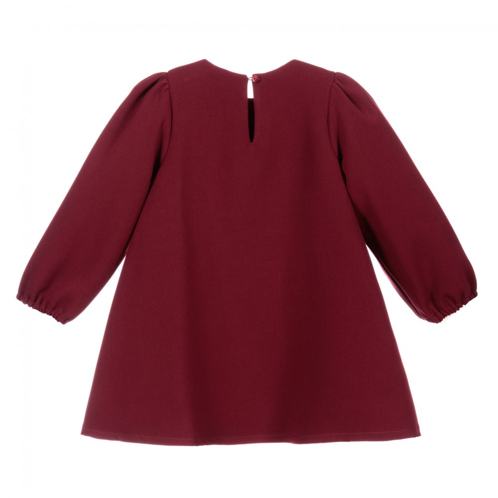 بيكولا لودو-Red Sequinned Bow Dress | Childrensalon Outlet