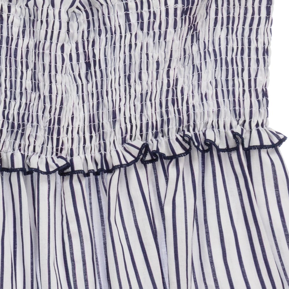 Piccola Ludo-Teen Girls Blue Jumpsuit | Childrensalon Outlet