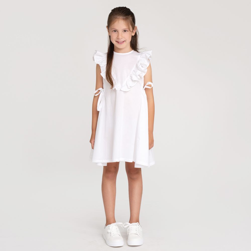 cotton ruffle dress