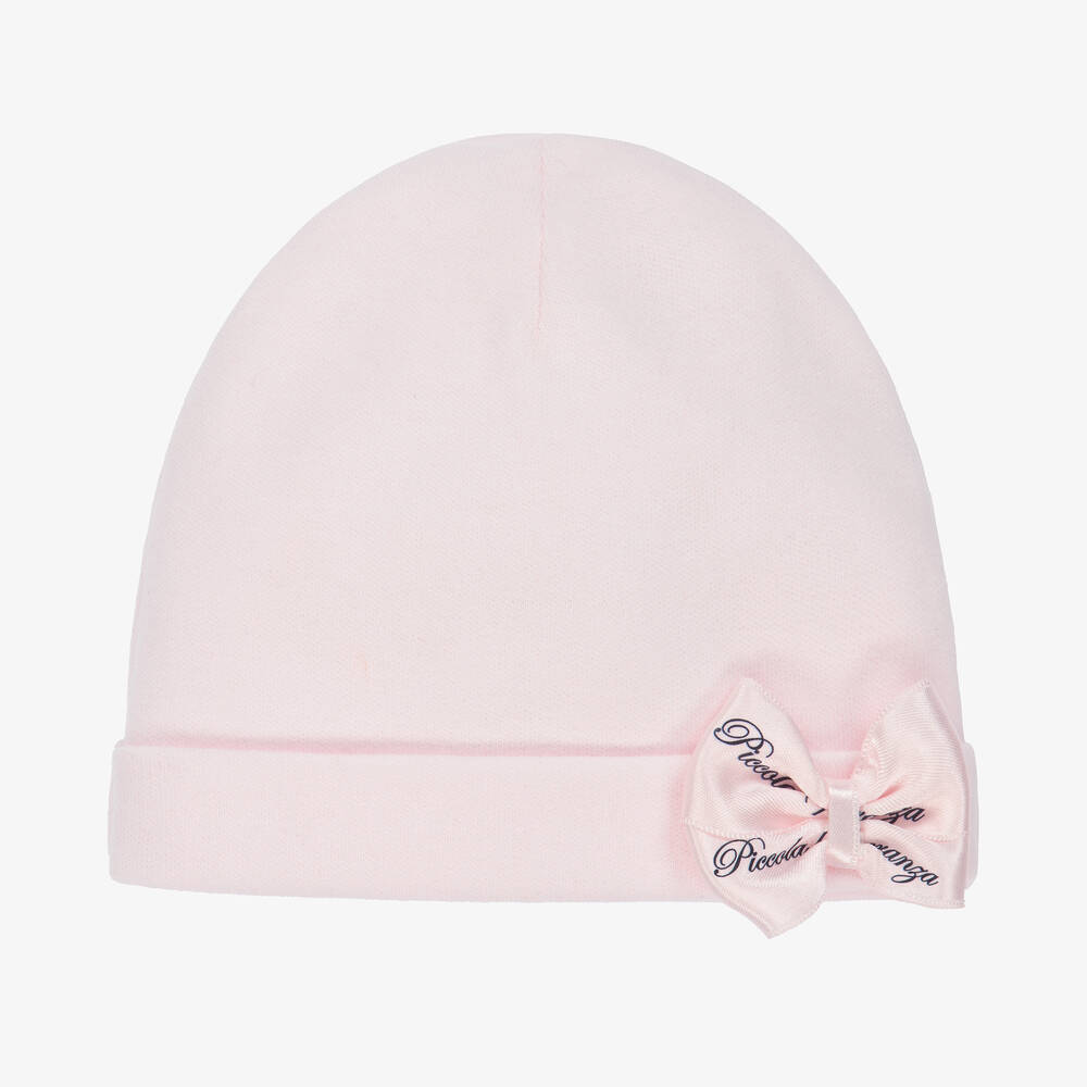 Piccola Speranza - Bonnet rose en coton Bébé | Childrensalon