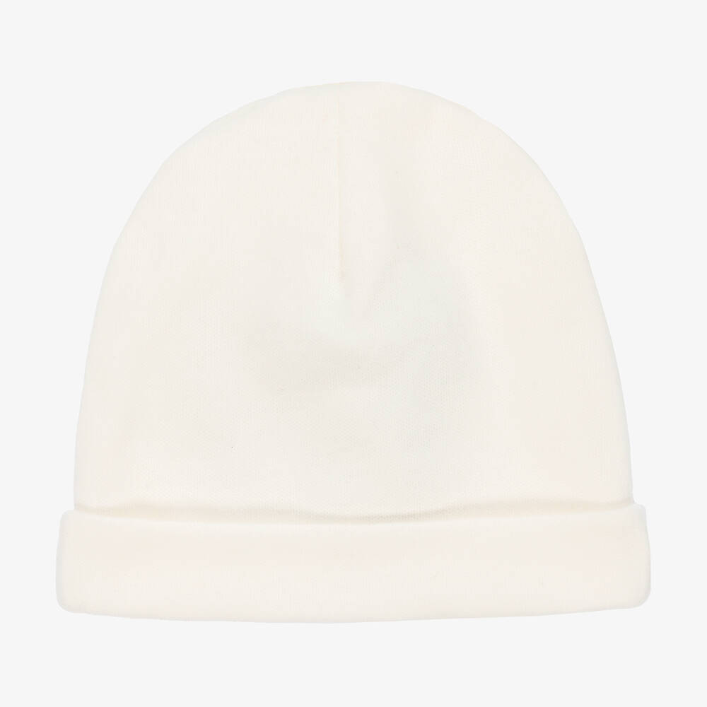 Piccola Speranza-Baby Girls White Bunny Hat | Childrensalon Outlet