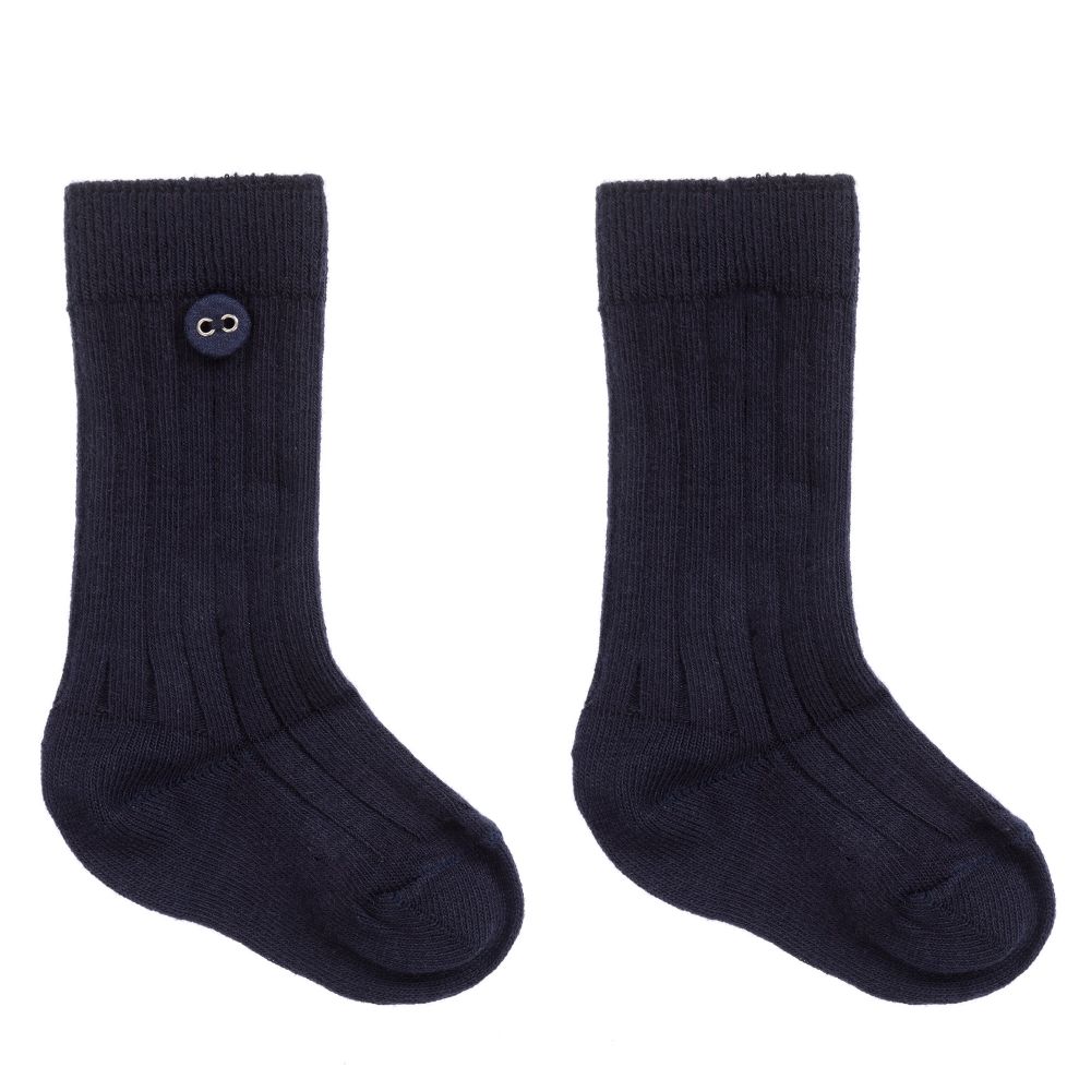 Piccola Speranza - Chaussettes bleu marine Garçon | Childrensalon