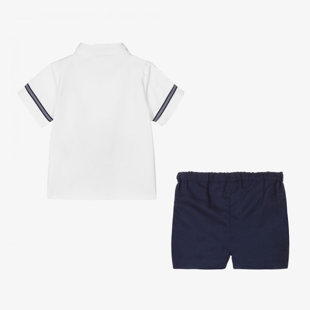 Piccola Speranza-Boys Shirt & Shorts Set | Childrensalon Outlet