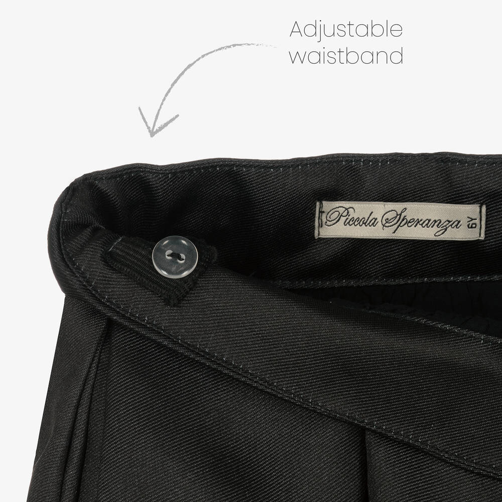 Piccola Speranza-Черная юбка с красными розами для девочек | Childrensalon Outlet