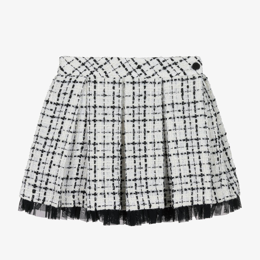 Jupe blanche et new arrivals noire