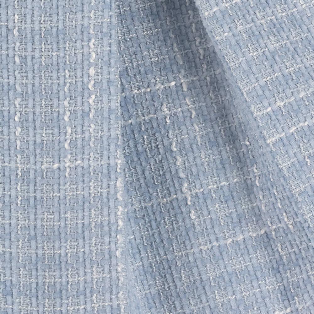 Piccola Speranza-فستان بكسرات تويد لون أزرق | Childrensalon Outlet