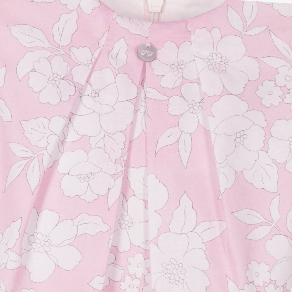 Piccola Speranza-Платье из хлопка Blushing Blossom для девочек | Childrensalon Outlet