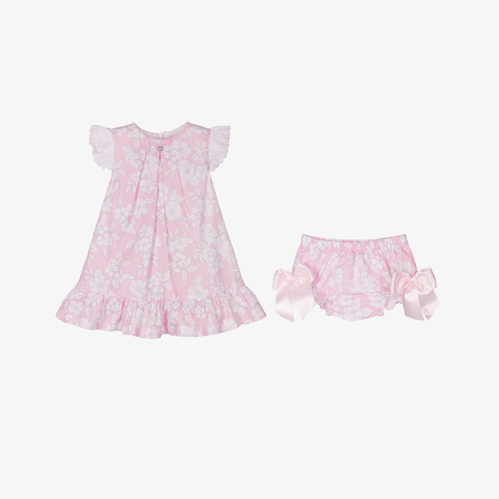 Piccola Speranza-Платье из хлопка Blushing Blossom для девочек | Childrensalon Outlet