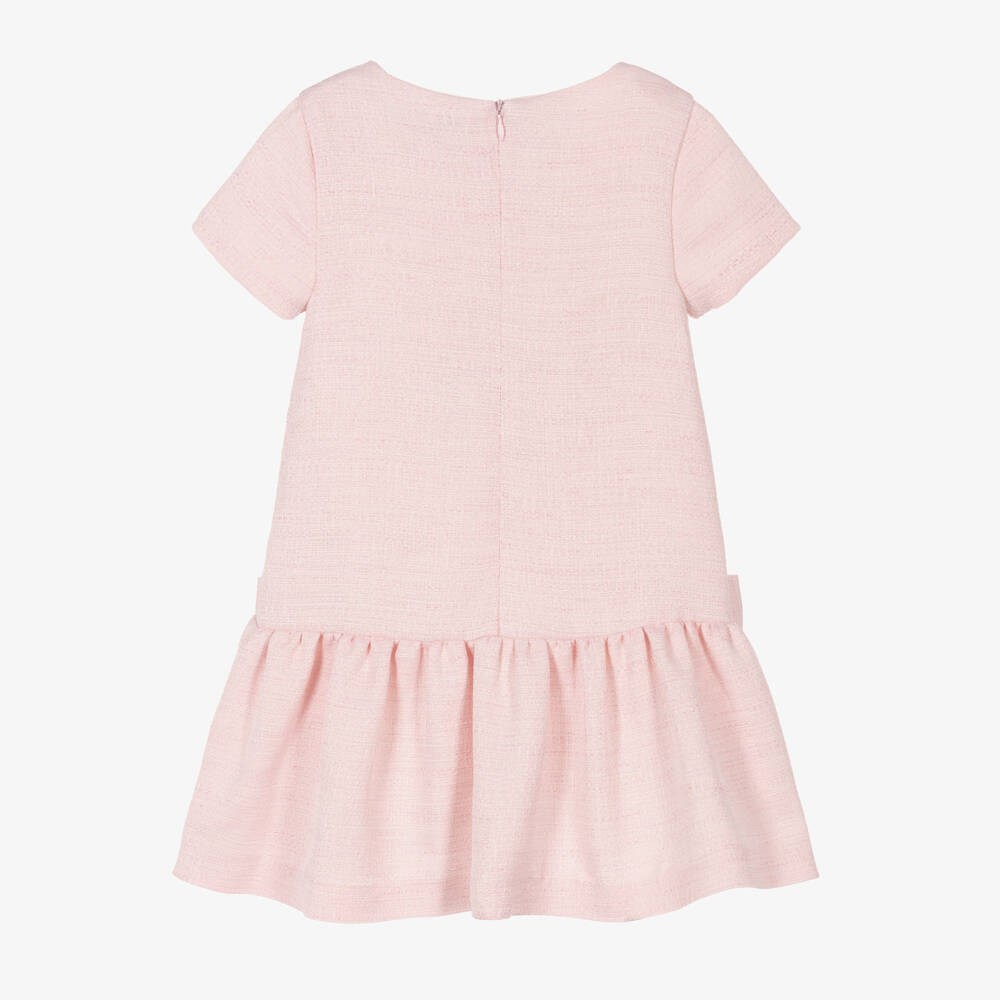 Piccola Speranza-فستان وردي ساحر للبنات مع فيونكة | Childrensalon Outlet