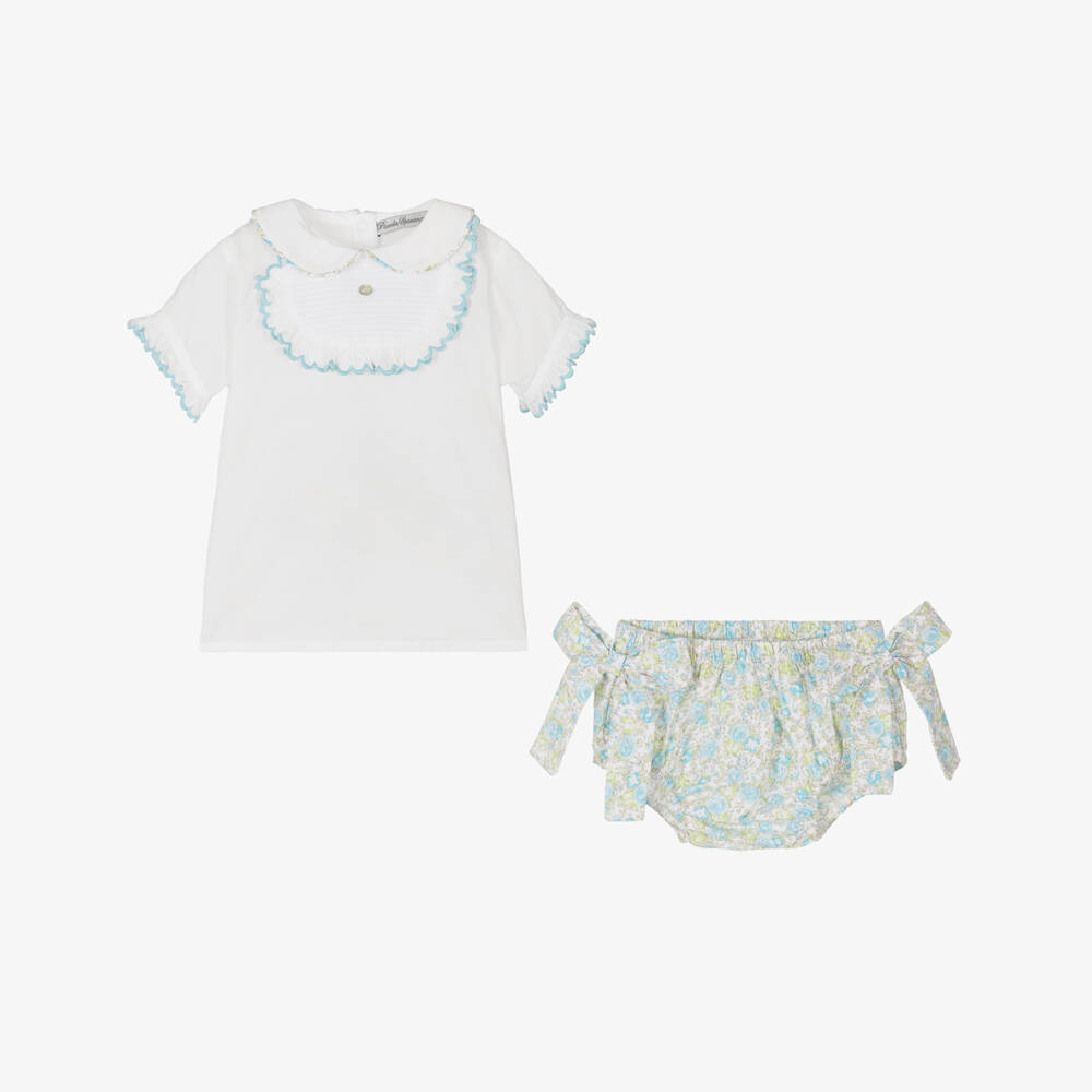 Piccola Speranza-طقم أزرق زهري حالِم للبنات | Childrensalon Outlet