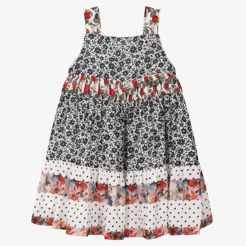 Piccola Speranza - Girls Floral Georgette Dress | Childrensalon
