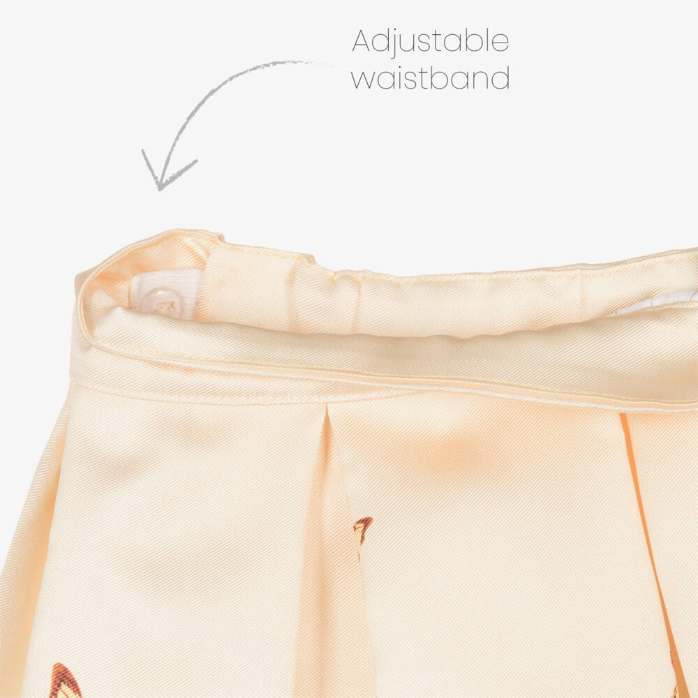 Piccola Speranza-Сатиновая юбка с цветочным узором для девочек | Childrensalon Outlet