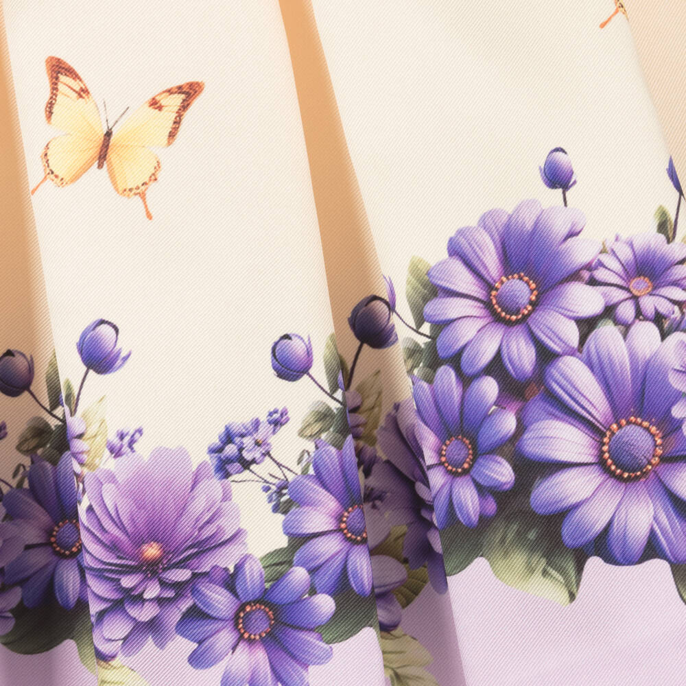 Piccola Speranza-Сатиновая юбка с цветочным узором для девочек | Childrensalon Outlet