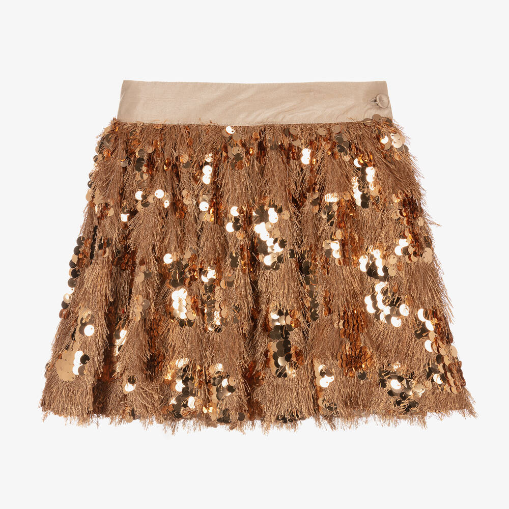 Gold sequin skirt 7 little words best sale