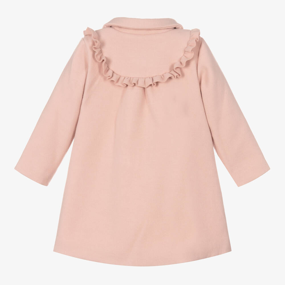 Piccola Speranza-Розовое пальто с бантом для девочек | Childrensalon Outlet