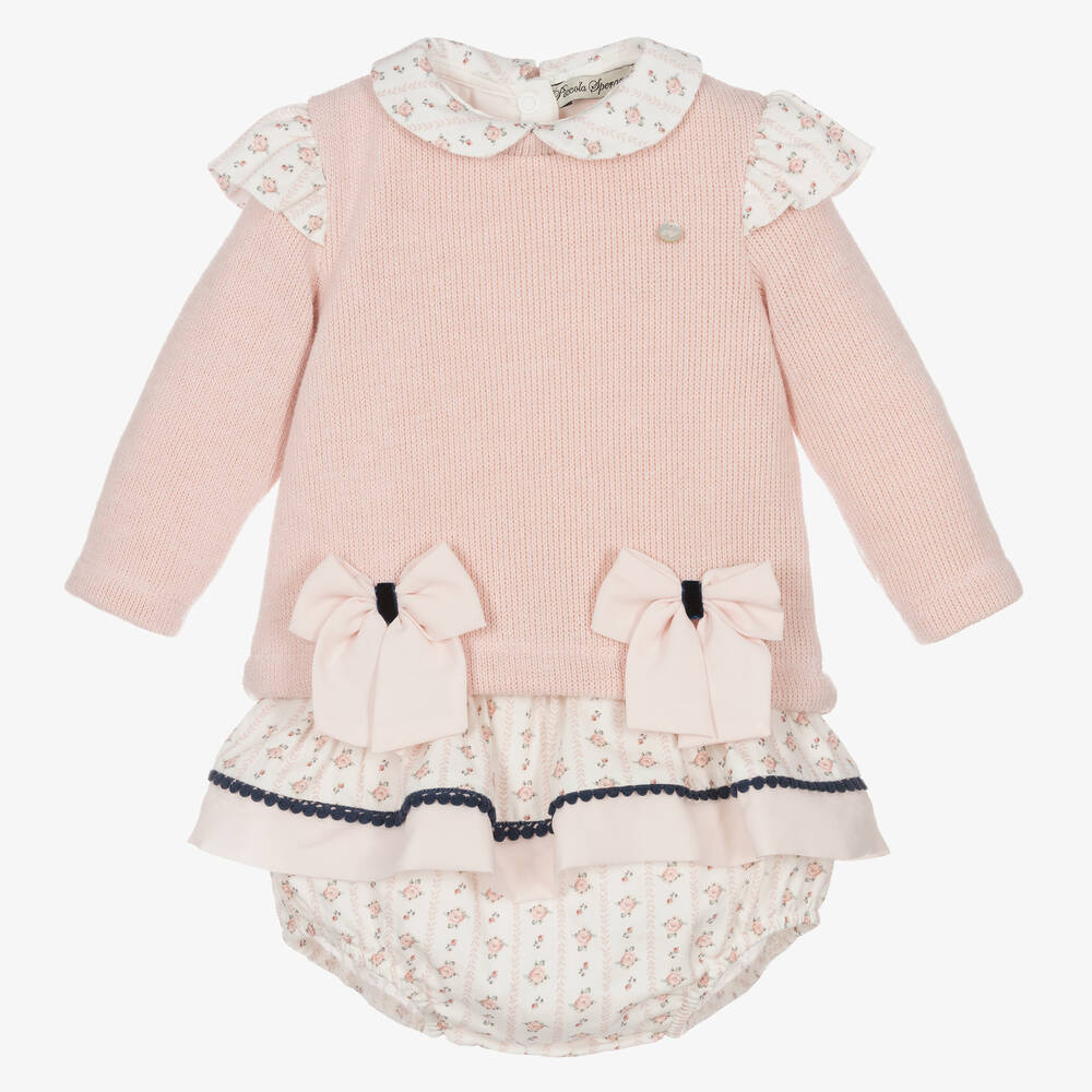 Piccola Speranza - Ensemble short rose Fille | Childrensalon