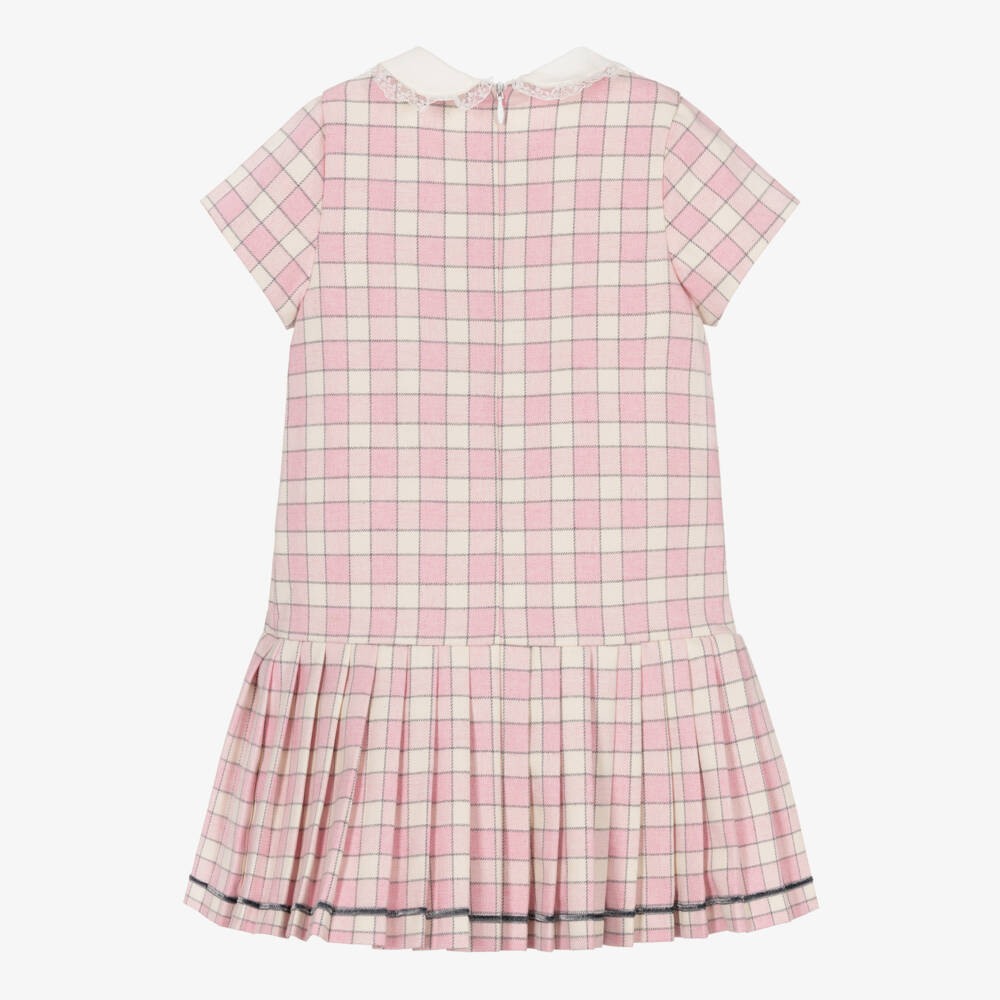 PICCOLA SPERANZA - Check Skort Set - Navy main image 1