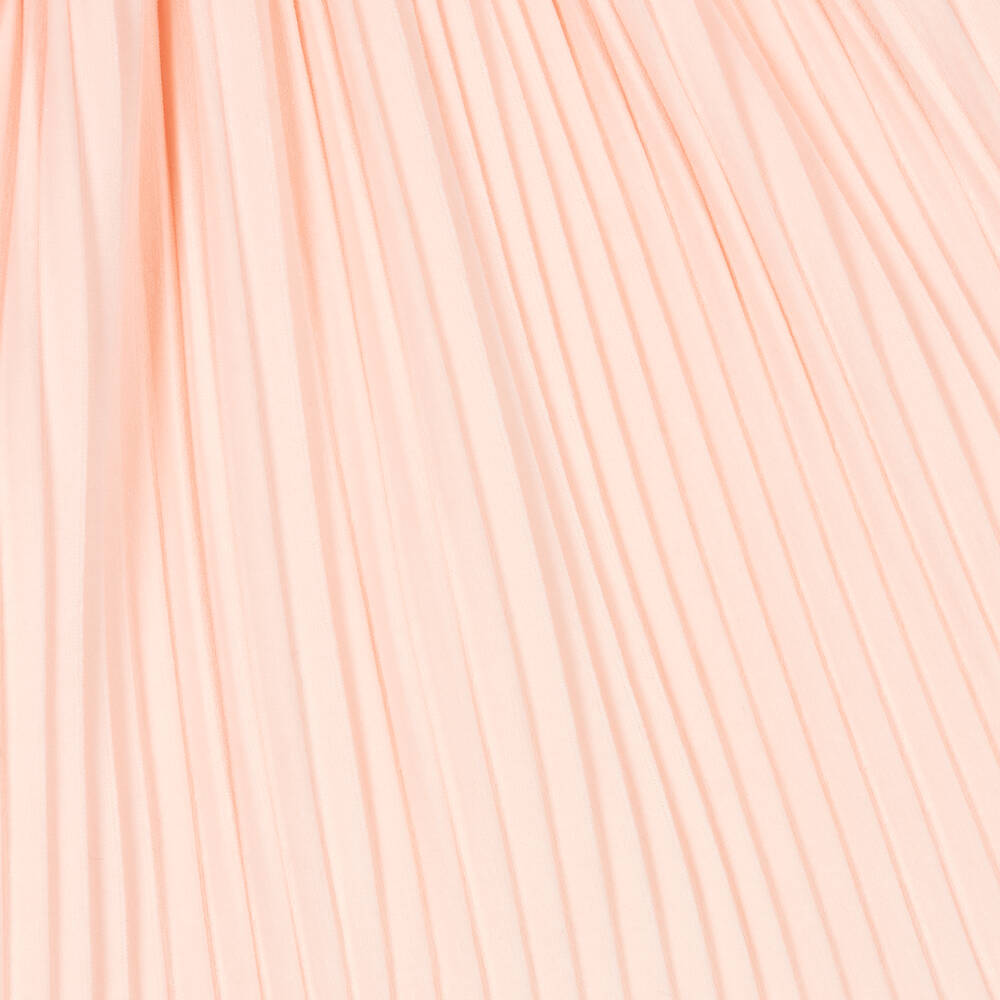 بيكولا سبيرانزا-فستان قطيفة بكسرات لون زهري | Childrensalon Outlet