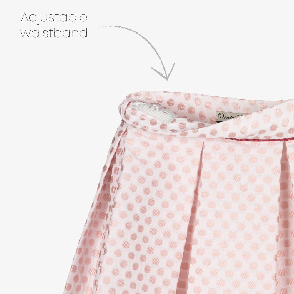 Piccola Speranza-Girls Pink Pleated Skirt | Childrensalon Outlet