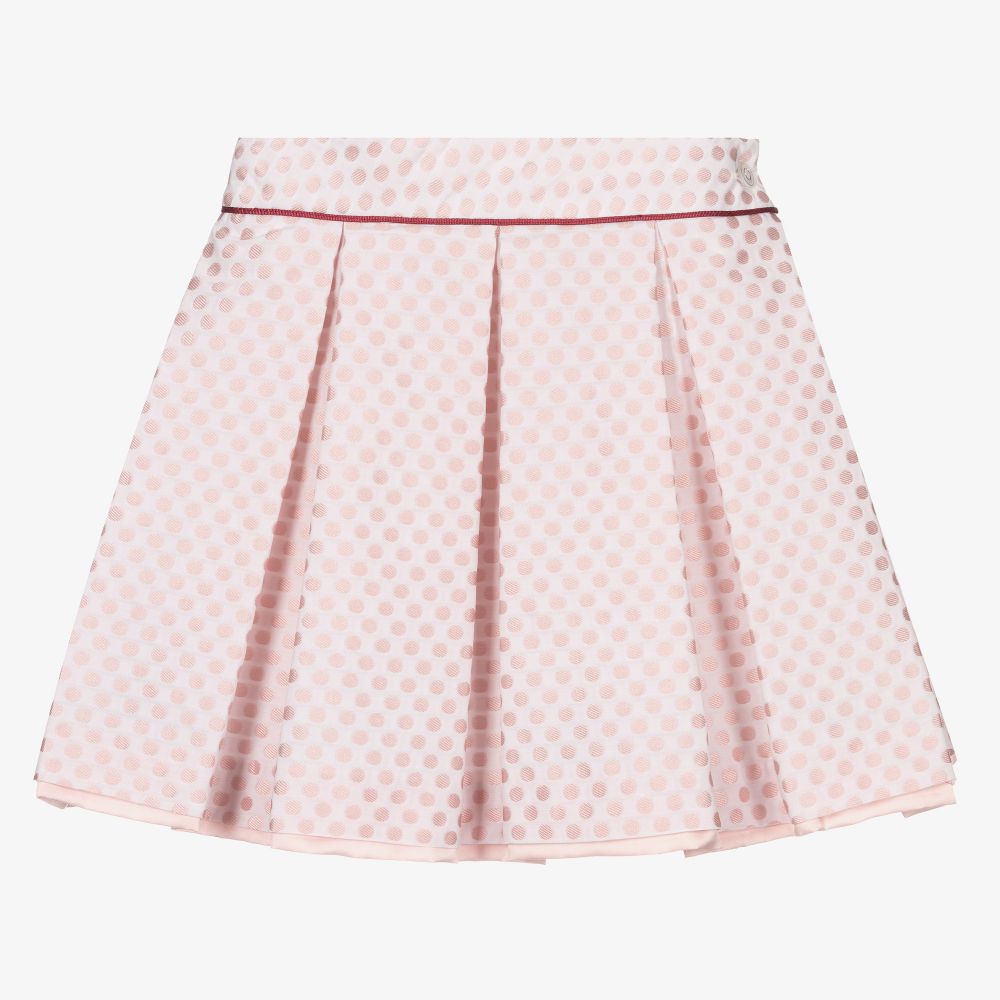 Piccola Speranza - Girls Pink Pleated Skirt | Childrensalon