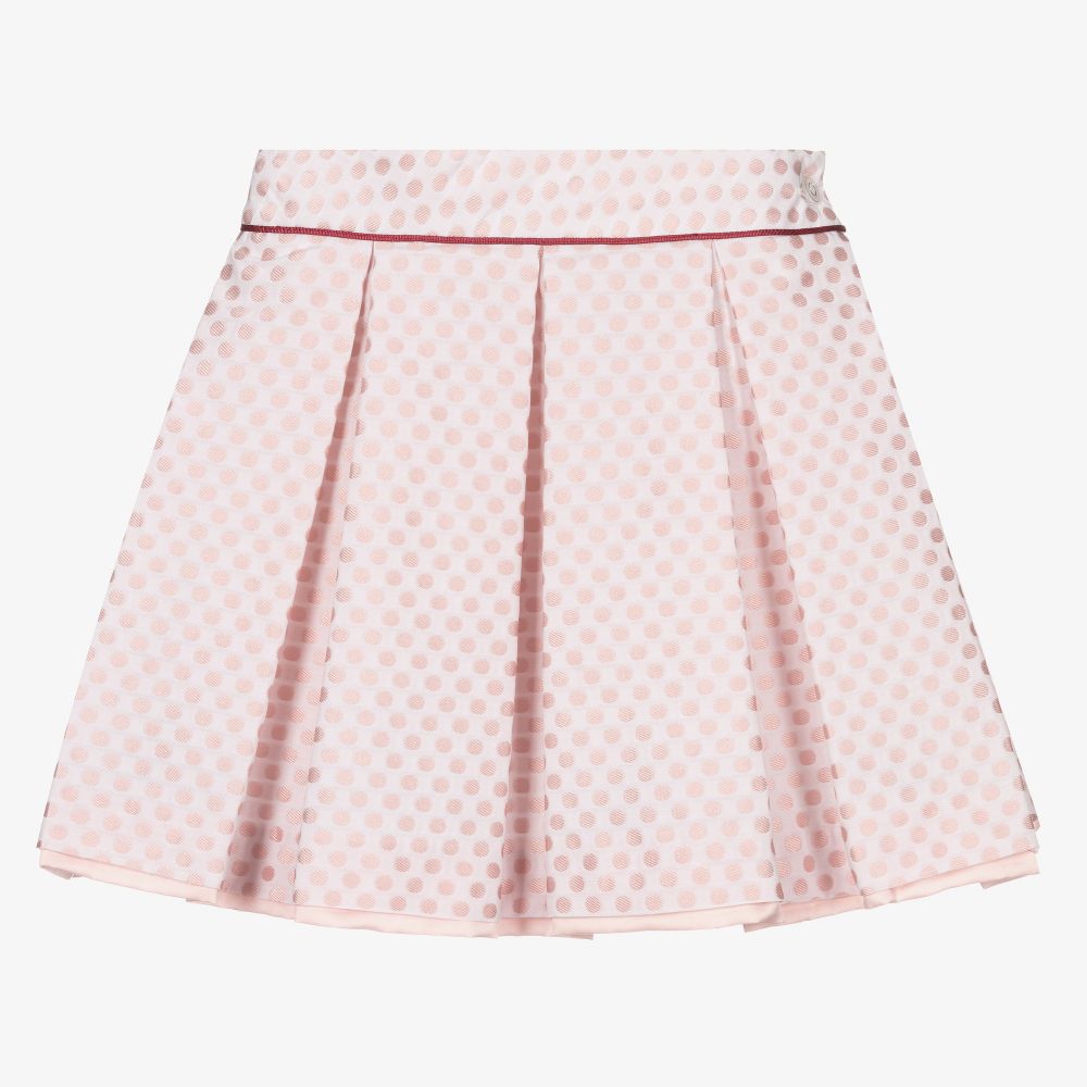 Piccola Speranza-Girls Pink Pleated Skirt | Childrensalon Outlet