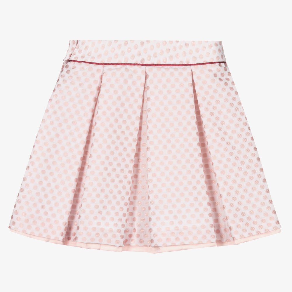 Piccola Speranza-Girls Pink Pleated Skirt | Childrensalon Outlet