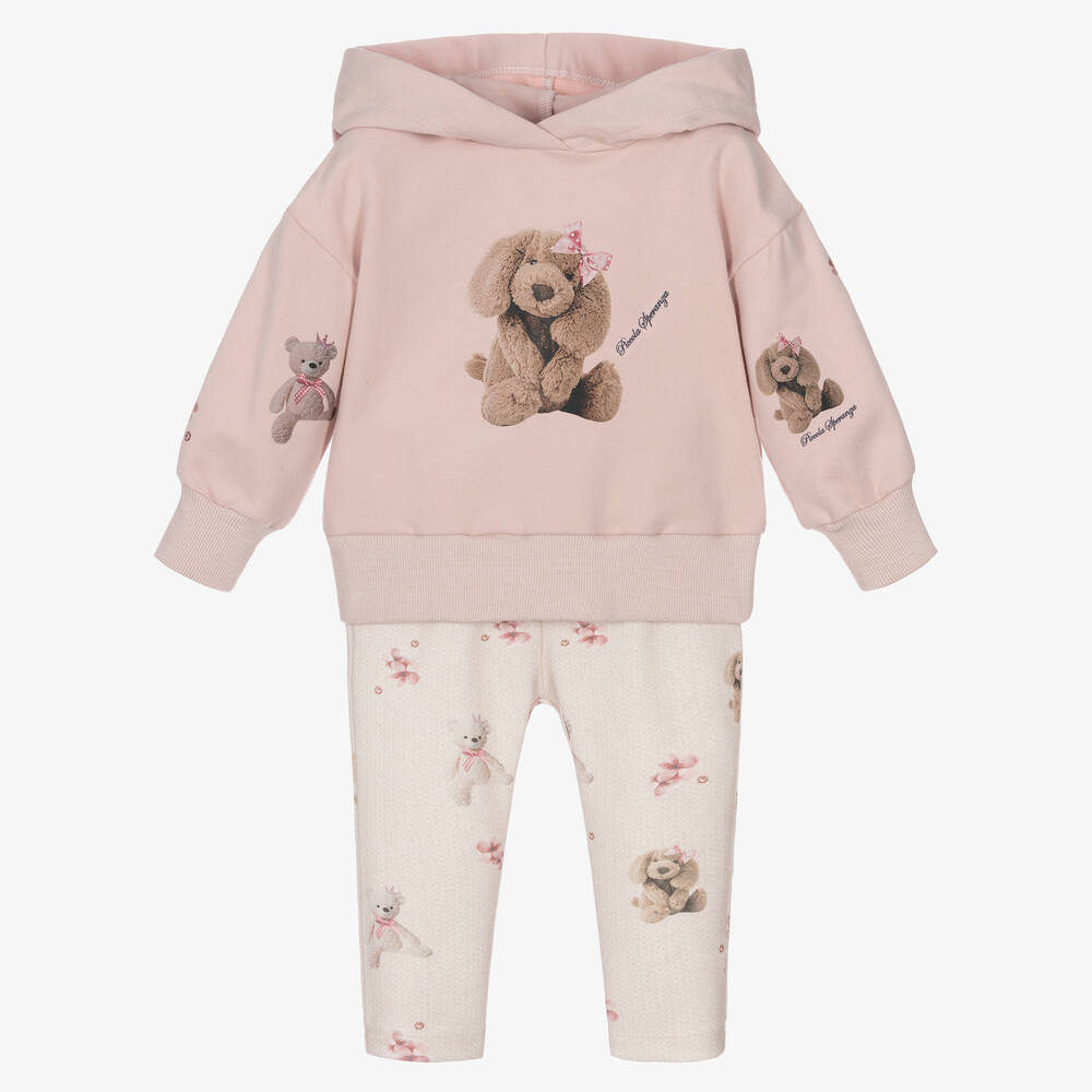 Piccola Speranza-Girls Pink Toys Leggings Set | Childrensalon Outlet